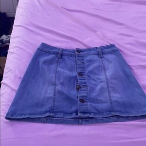 Womens size 3 denim skirt from Tillys